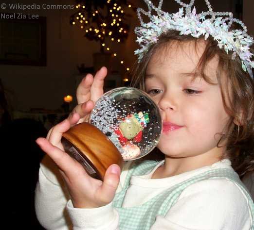 snow globe girl