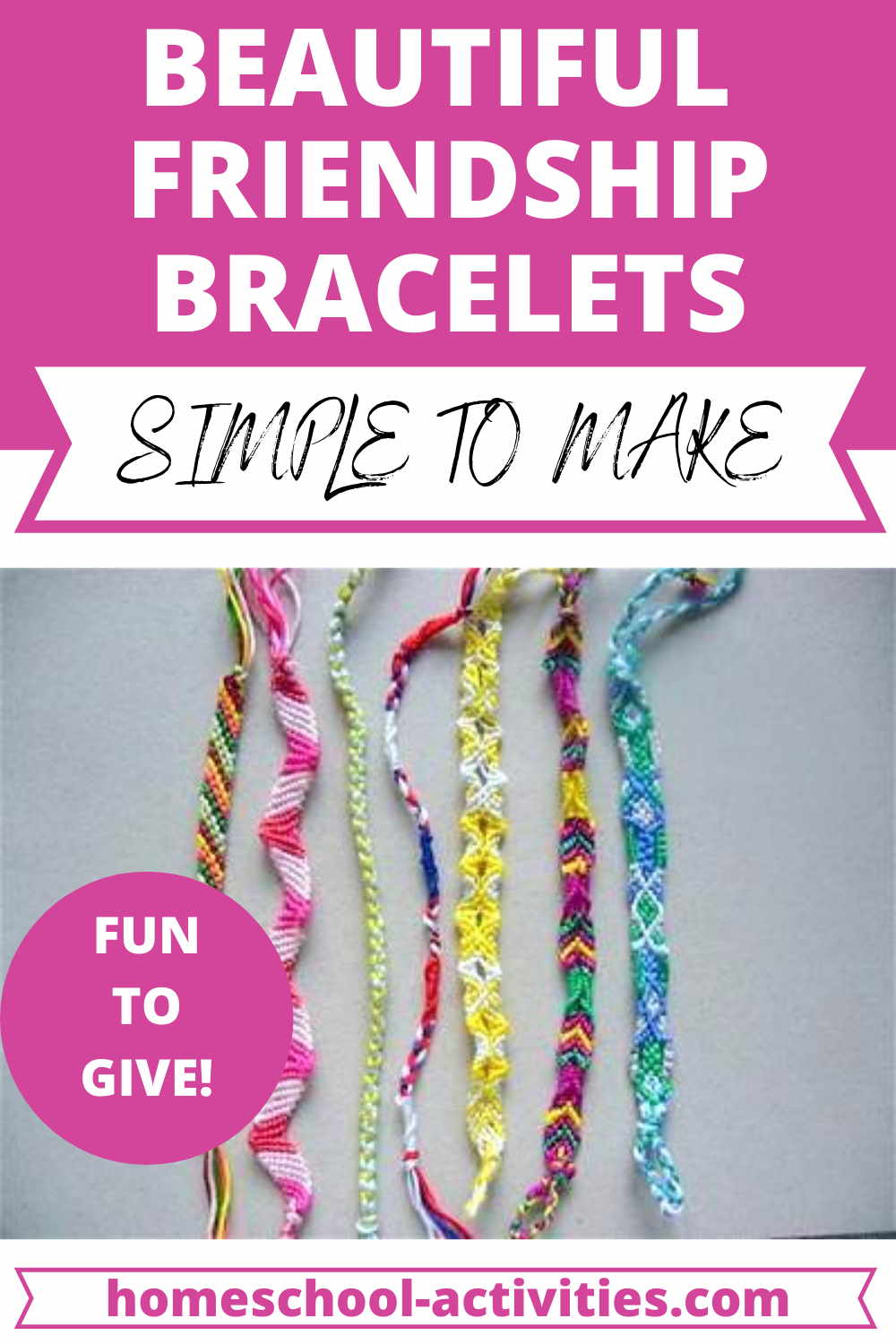 DIY: Chain Friendship Bracelets - The Stripe