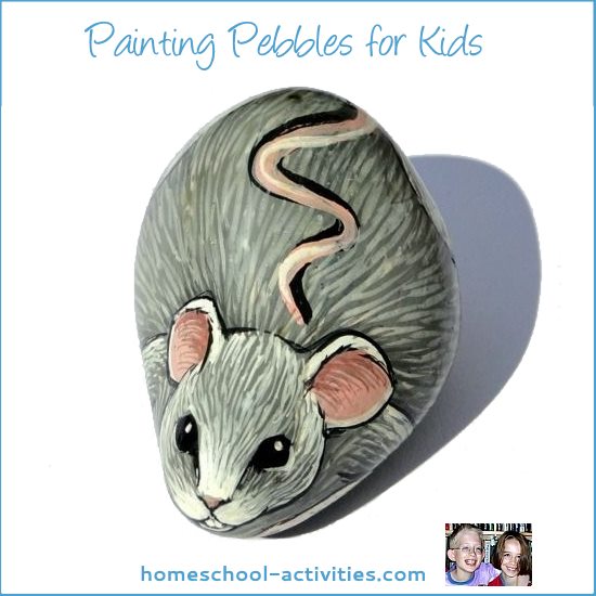 summer activities for kids pebble painting ideas