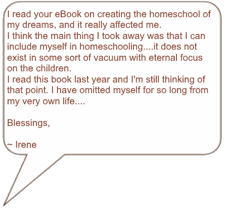 Testimonial for the How to Homeschool eBook