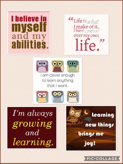 Homeschooling Affirmations collage