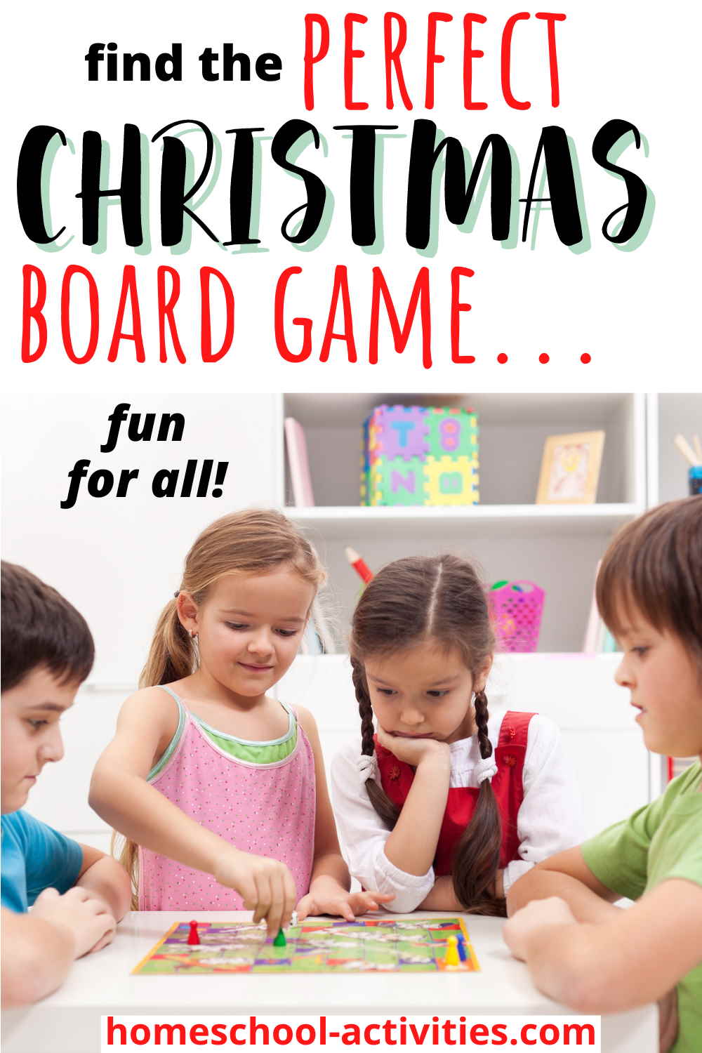 Christmas board games for kids and the whole family