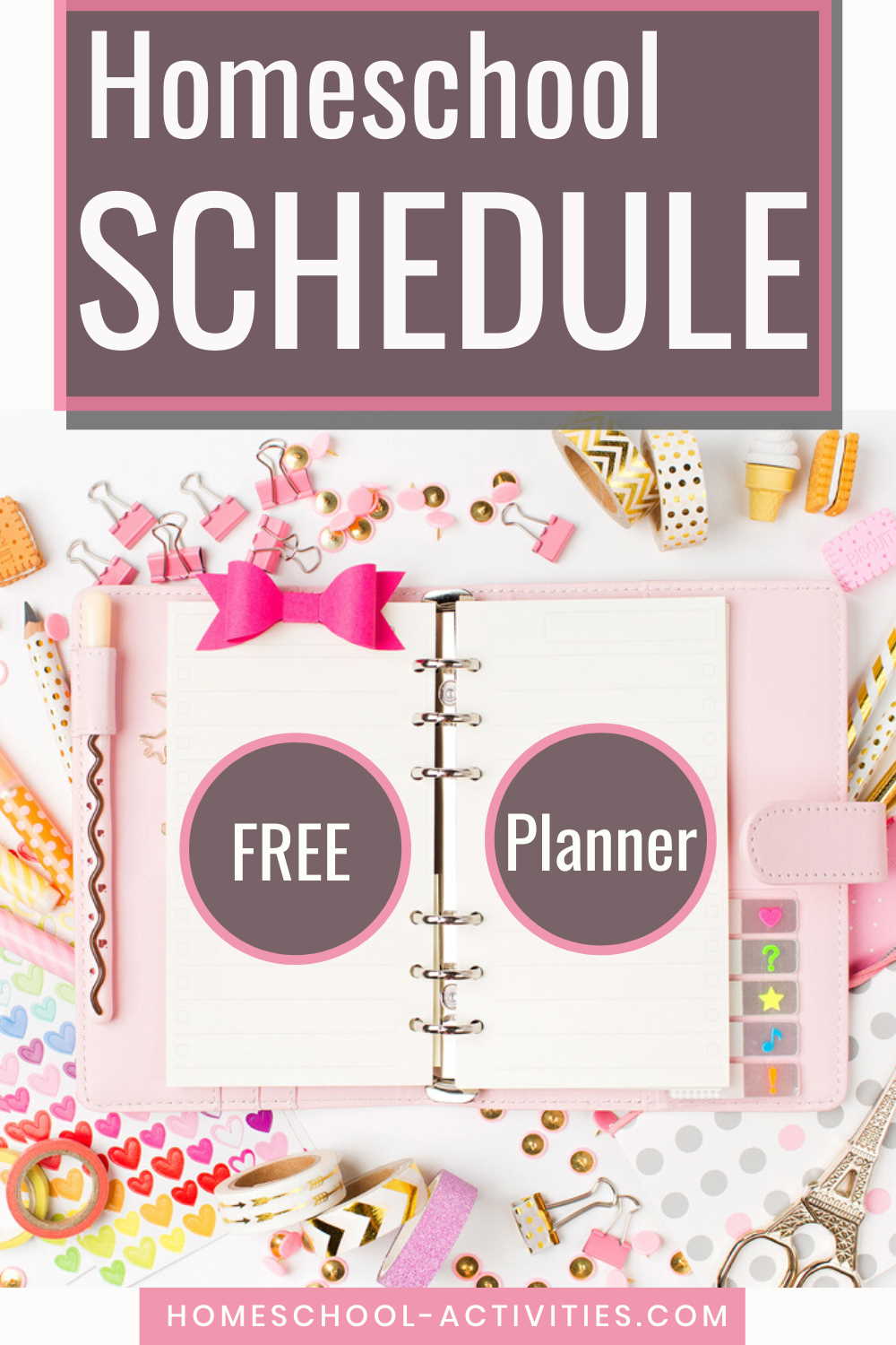 How to make a homeschool schedule