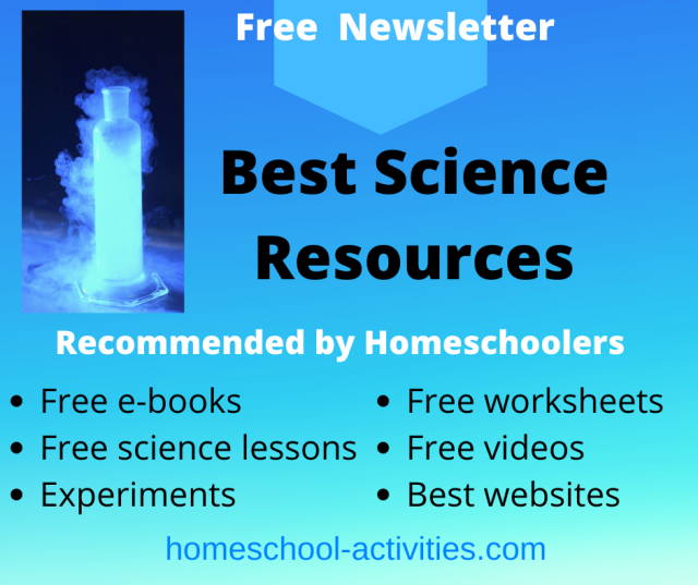 Free homeschool science newsletter